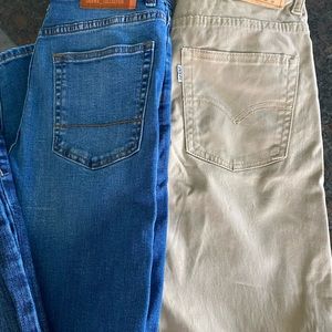 Lot of 3 Boys Jeans; 2 Levi’s and 1 Zara brand